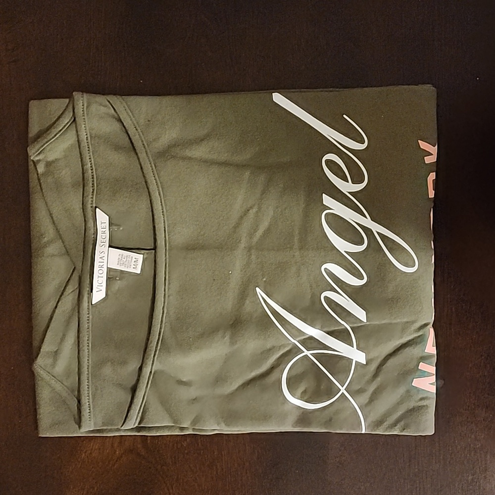 Victoria's Secret Olive Scoop Neck Sleepshirt M